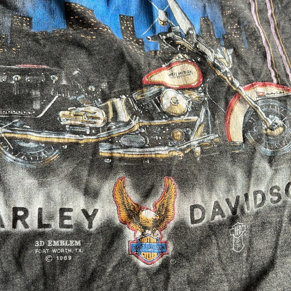 Vintage(‘89) H-D Tee (3D EMBLEM) - Picture 4 of 12
